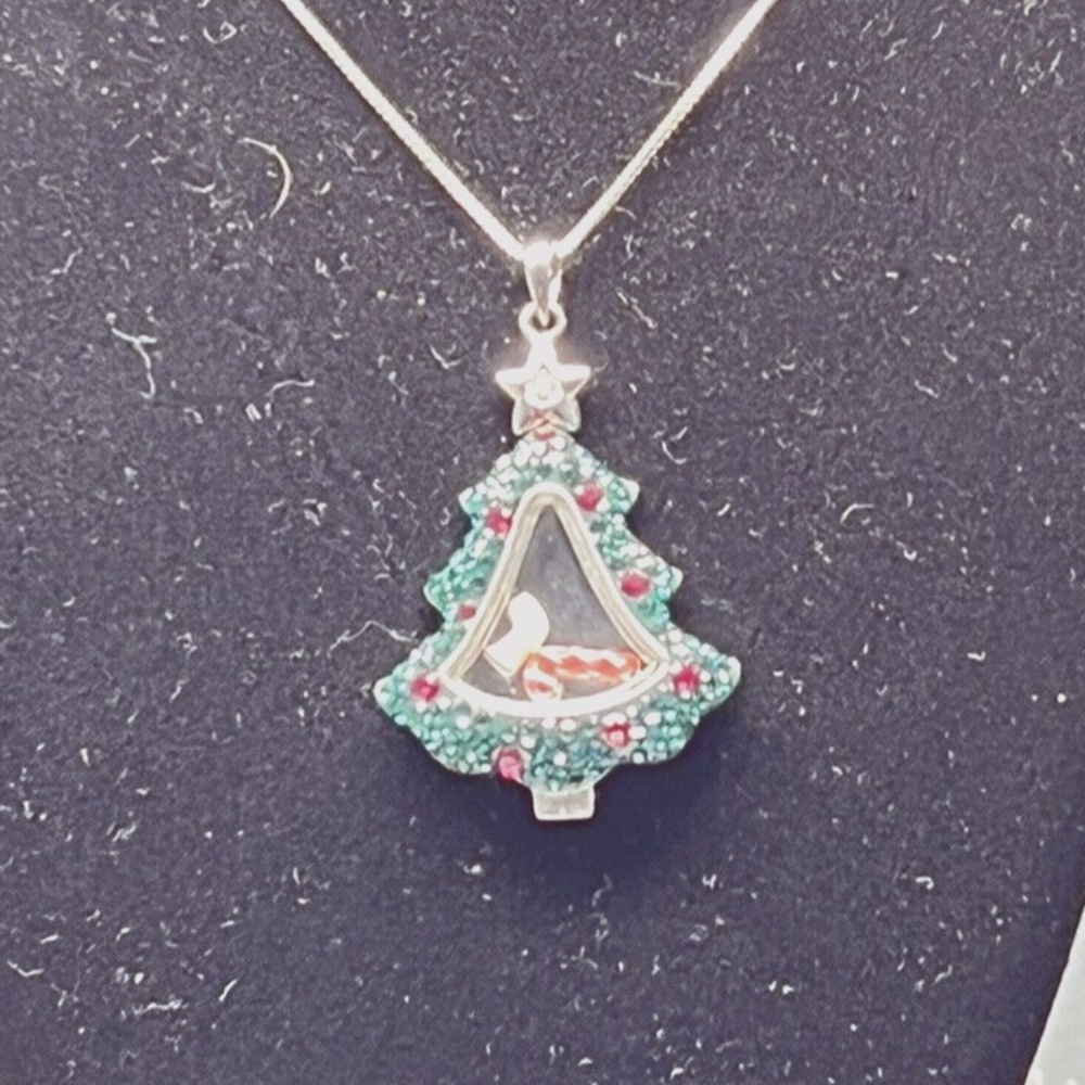 Swarovski Christmas Tree Necklace